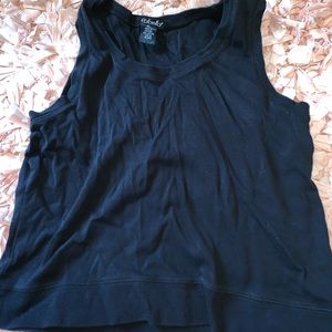 Black tank top